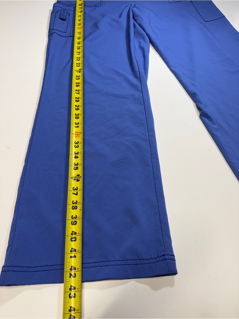 Carhartt Royal Blue Cargo Drawstring Nurse Pants - Picture 5 of 11
